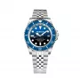 BOBROFF MAN BF0003baBFSTJ Analoginis kvarcinis laikrodis 42mm juodas ciferblatas odinis dirželis