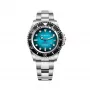 BOBROFF MAN BF0009 44mm Quartz Analog Watch - Black Dial, Black Leather Strap