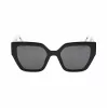 BOBROFF Women BFG0009-C1 Akiniai nuo saulės (52/19/142 mm) Juodi/Pilki