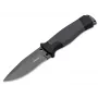 Böker Plus Outdoorsman fiksuoto peilio ašmenys 440C satininis drop point G-10 rankena Kydex makštis