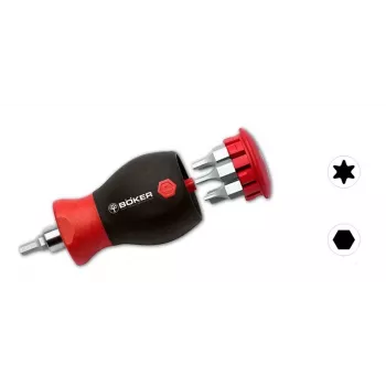 Boker Plus Wiha sulankstomas šešiabriaunių raktų rinkinys, 9 vnt., metriniai, Imbus 1,5-10 mm