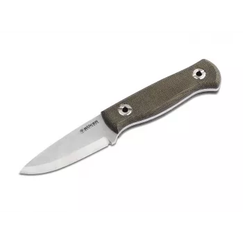 Böker Solingen Vigtig vs. Wild fiksuoto peilio peilis, 12C27, G10, juodas, 105 mm