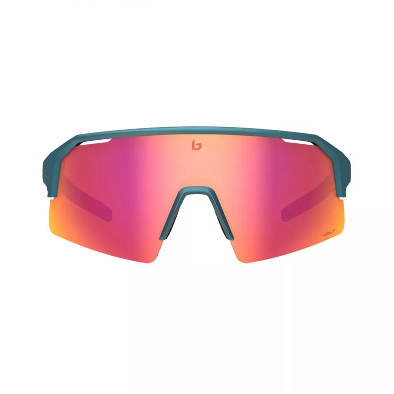 Bolle BS005007 Unisex akiniai nuo saulės - matinė juoda, TNS Gun lęšiai - 64 mm lęšio plotis