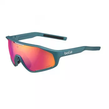 Bolle BS010009 Unisex Sportiniai Akiniai nuo Saulės - Juodas Nylon Rėmas, Pilki Polikarbonato Lęšiai, UV400 Apsauga