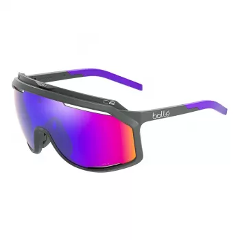Bolle BS018012 Akiniai Unisex Pusiau Berėmiai Matiniai Juodi TNS Gun Lęšiai 143mm