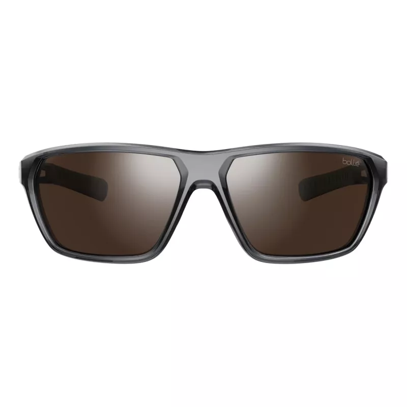 BOLLE BS045002-S Unisex Sportiniai Akiniai nuo Saulės - Matinio Juodo Rėmelio, Pilkų Lęšių, 63/15/130 mm