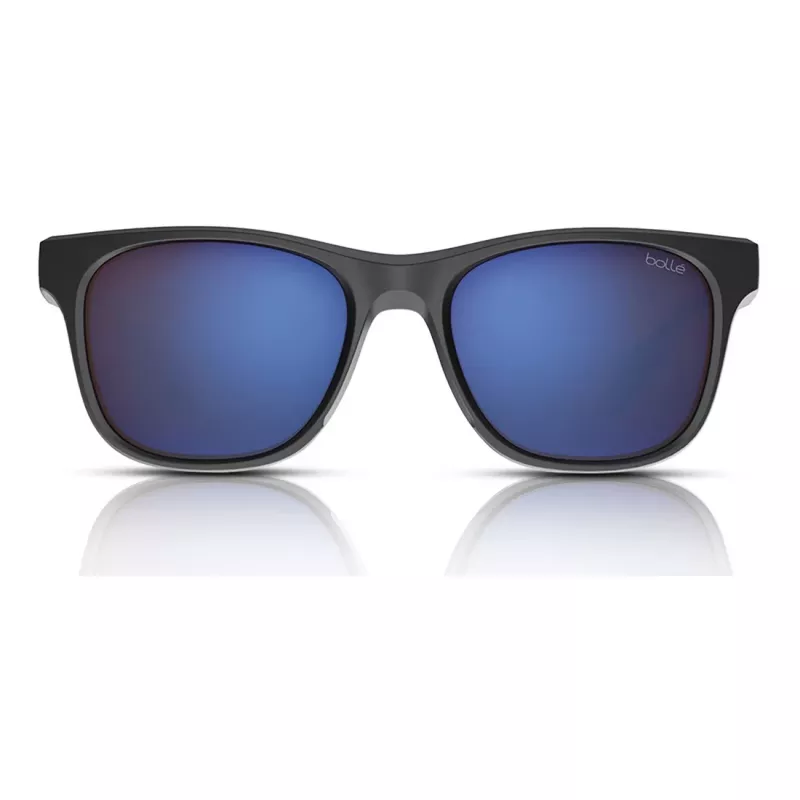 Bolle BS051006-S Phantom akiniai - Unisex sportiniai apgaubiantys, fotochrominiai poliarizuoti NXT lęšiai, matinis juodas rėmelis