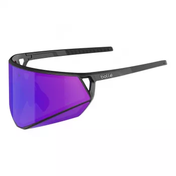 Bolle Unisex Sunglasses BS033002 - Matte Black Frame, Grey Lens, 155mm