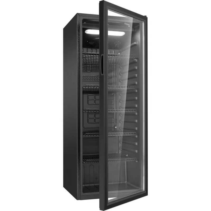 Bomann KSG 7292 Šaldytuvas su stiklinėmis durelėmis 143 cm Baltas