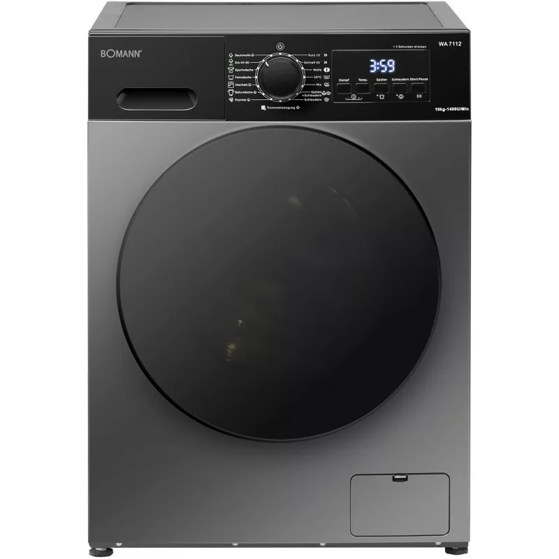 BOMANN WA 7112 Titan širdelės formos vaflinė, 800 W, titano/juodos spalvos