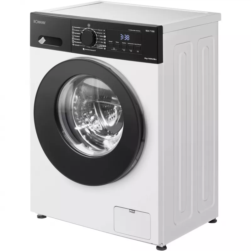BOMANN WA 7188 širdelės formos vaflinė, 1300 W, balta/juoda