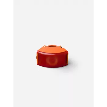 BOOKMAN Curve Rear Light 37 Lumenų USB įkraunamas dviračio galinis žibintas su 180° matomumu, IP44, be įrankių tvirtinimas, juodas