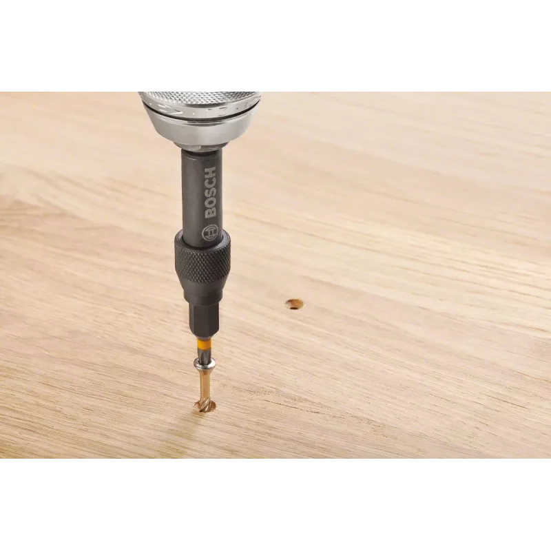 Bosch 2607002786 20 dalių atsuktuvų antgalių rinkinys su magnetiniu universaliu laikikliu, 25 mm S2 plieno antgaliai Phillips, Pozidriv, plyšiniams, Torx, Hex