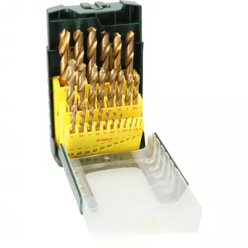 Bosch 2607017154 HSS sukimo grąžtų rinkinys, 25 dalių, TiN padengtas, cilindrinis kotas