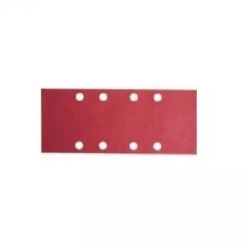 Bosch 2609256A82 10 dalių šlifavimo lapeliai 186x93 mm, grūdėtumas 60/80/120, raudoni, medienai ir dažams