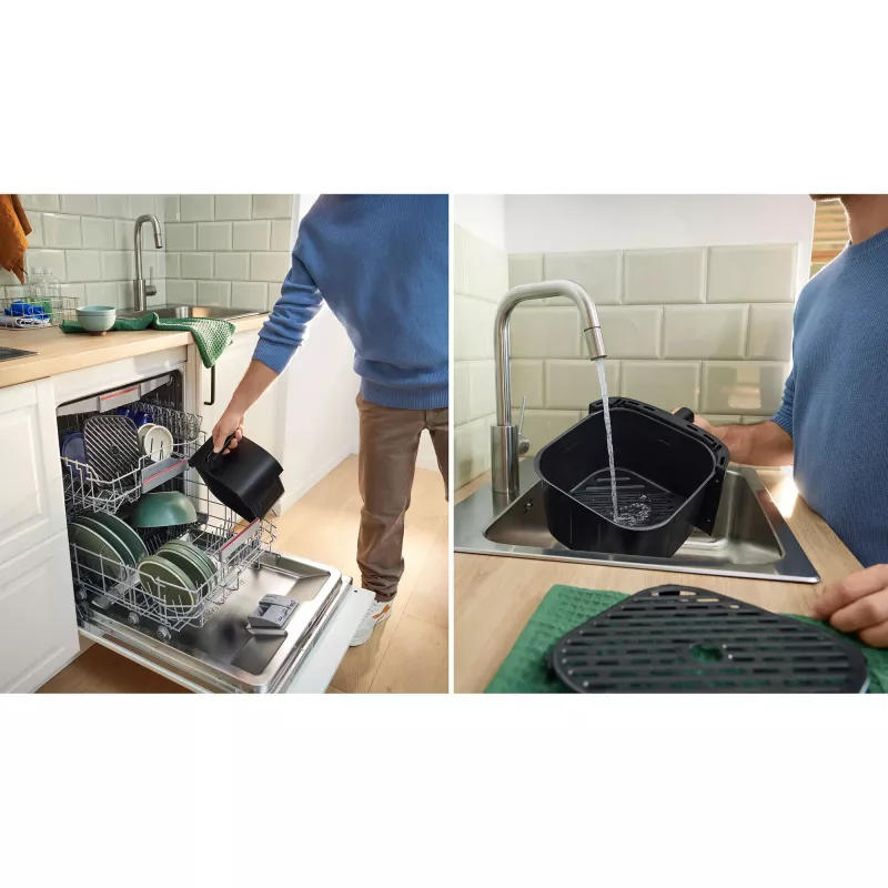 BOSCH Air Fryer MAF462B0 Series 4 (Juoda, 2050 W, Krepšelis 6.1 L)