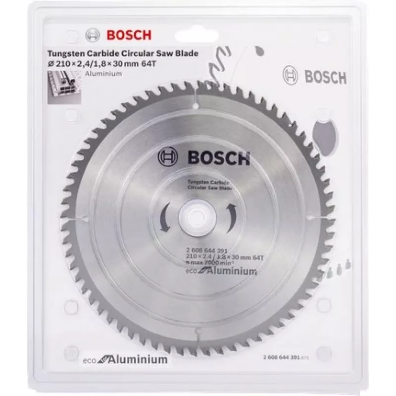 BOSCH Aluminum Saw Blade 210x30mm 64-Teeth ECO