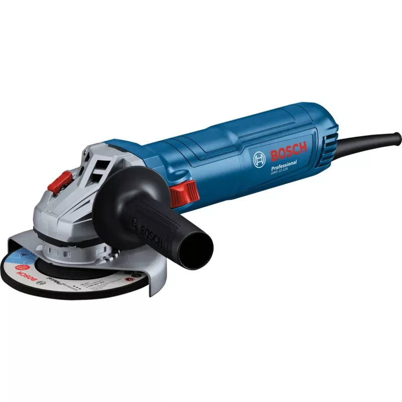 Bosch kampinis šlifuoklis GWS 12-125 Professional + deimantinis pjovimo diskas mėlynas 1,200 W (06013A6102)