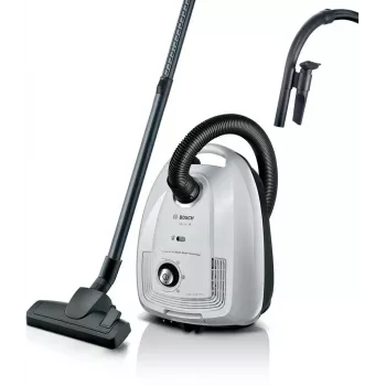 Bosch BGL38WH2 Cilindrinis dulkių siurblys su maišeliu, 600 W, baltas/antracitas