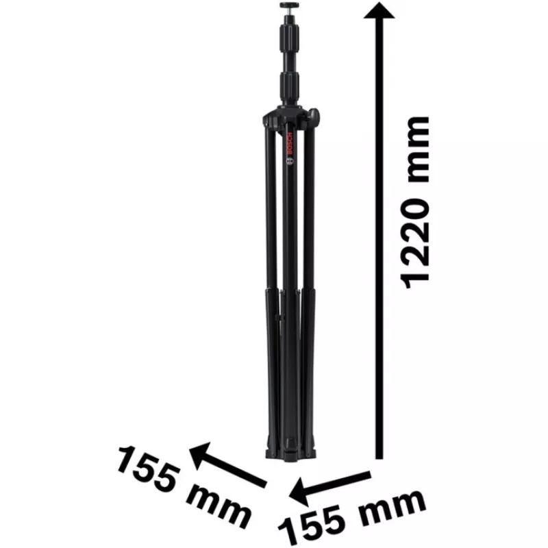 Bosch statybinis šviestuvų stovas GLT 300-40 Professional (juodas, 5/8 colio srieginis M10) 06188000MT