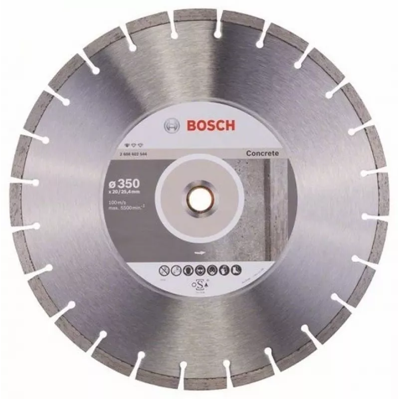 BOSCH deimantinis pjovimo diskas 350x25,4 mm segmentuotas betonui