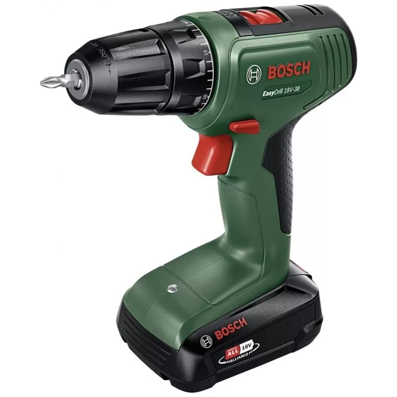 Bosch EasyDrill 18V-38 belaidis gręžtuvas 2Ah