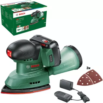 Bosch EasySander 18V-8 belaidis daugiafunkcis šlifuoklio rinkinys 2,0 Ah POWER FOR ALL