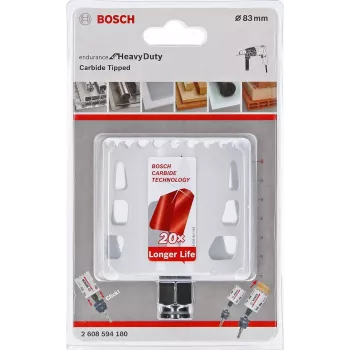 Bosch Endurance for Heavy Duty karbido vainikinis pjūklas 83 mm - Power Change Plus suderinamas 2608594180