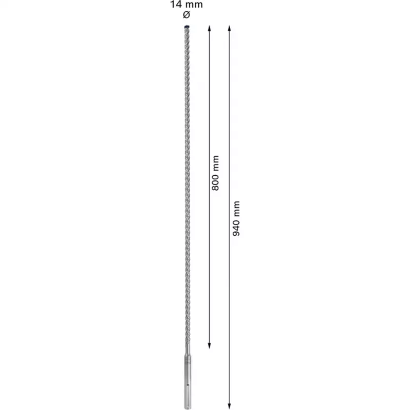 Bosch Expert SDS-max-8X gręžtuvas plaktukinis grąžtas 14x940mm betonui, mūrui, gelžbetoniui 2608900210