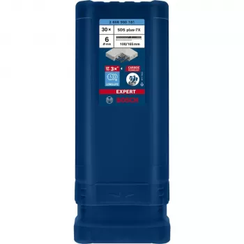 BOSCH EXPERT SDS plus-7X Plaktuko Grąžtas 6mm 100mm Darbinis Ilgis 30 Vnt. Rinkinys
