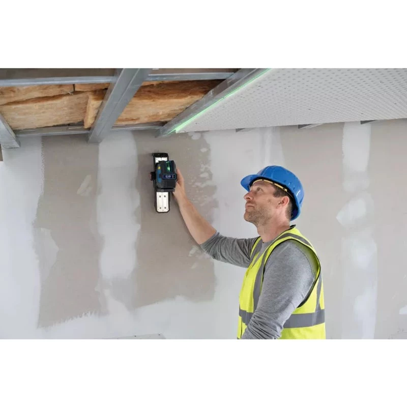 Bosch GCL 12V-50-22 CG Professional kombinuotasis lazerinis rinkinys su RM 20 laikikliu, BT 150 trikoju, 2,0Ah baterija, įkrovikliu ir L-BOXX 0601066S01