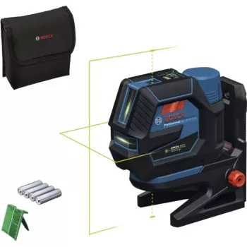 Bosch GCL 12V-50-22 CG Professional belaidis kombinacinis lazeris (mėlynas/juodas, žalios lazerio linijos ir svambalo taškai, su RM 20 besisukančiu laikikliu)