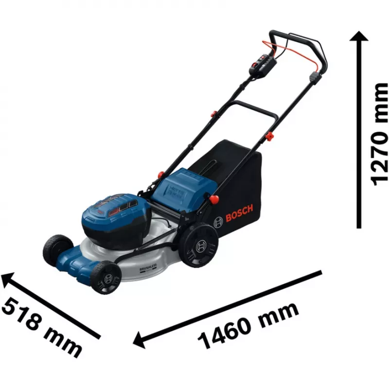 Bosch GRA 18V2-46SP Professional Solo akumuliatorinė vejapjovė, 36V (2x18V), mėlyna, be akumuliatoriaus ir įkroviklio