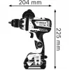 Bosch GSB 18V-110 C Professional 18V belaidis smūginis gręžtuvas (tik įrankis, mėlynas/juodas)