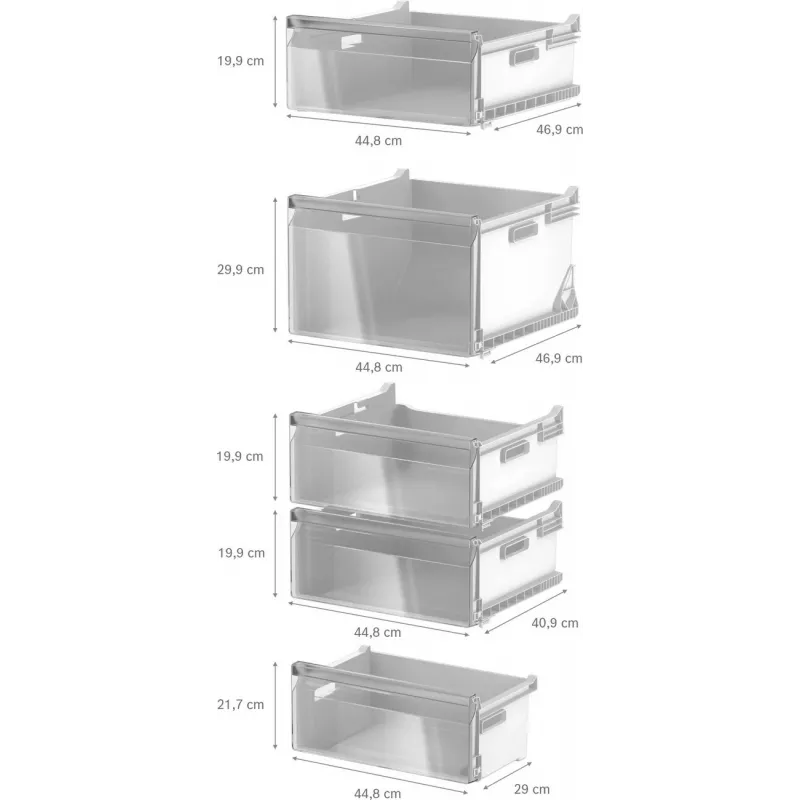 Bosch GSN36VCCG Laisvai pastatomas vertikalus šaldiklis, NoFrost, 242 L, E energijos klasė, Inox-look