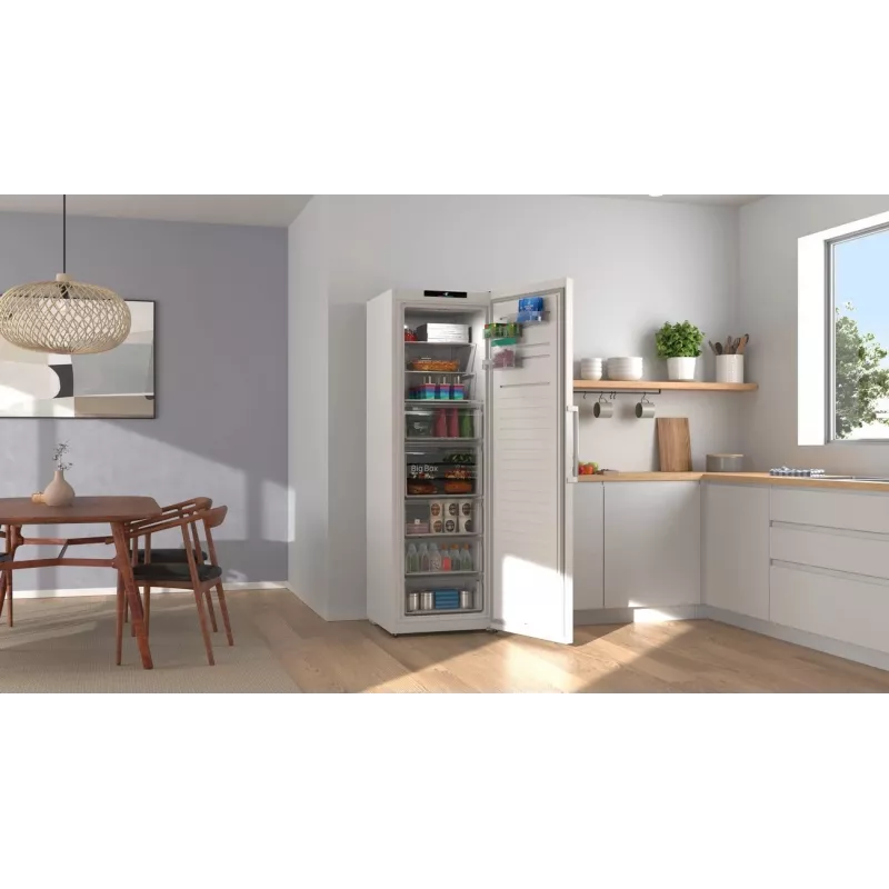 Bosch GSN36VWDG Laisvai pastatomas vertikalus šaldiklis, 242L NoFrost, energijos klasė D, baltas