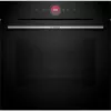 Bosch HBG7341B1 Series 8 Įmontuojama elektrinė orkaitė, 71L, pirolitinis savaiminis valymas, juoda, 60 cm