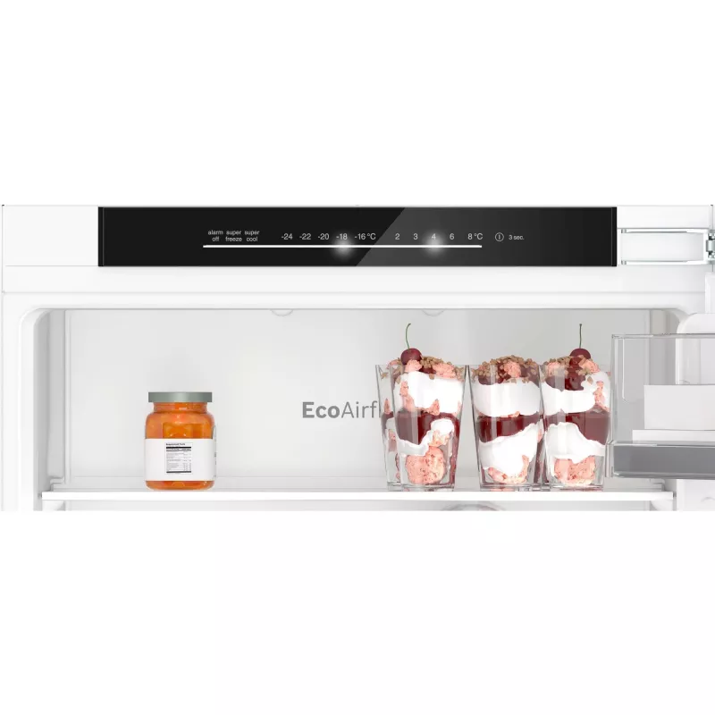 BOSCH KIN86ADD0 Įmontuojamas šaldytuvas-šaldiklis su VitaFresh ir NoFrost, 260 L, energijos klasė D, baltas