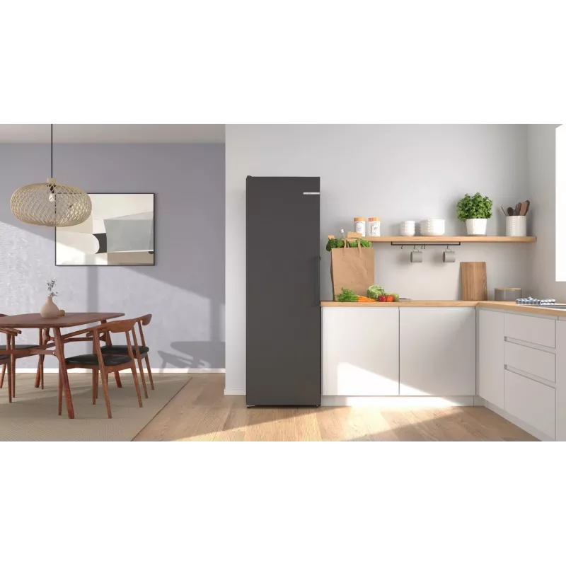 Bosch KSN36VCCG Laisvai pastatomas šaldytuvas su šaldikliu, 308 L, No Frost, Inox-look