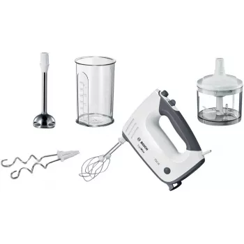 Bosch MFQ37480 ErgoMixx rankinis plaktuvas, 750 W, balta/pilka