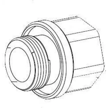 Bosch MIC serijos M25 į 3/4 colio NPT vamzdžių adapteris (MIC-M25XNPT34)