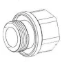 Bosch MIC serijos M25 į 3/4 colio NPT vamzdžių adapteris (MIC-M25XNPT34)