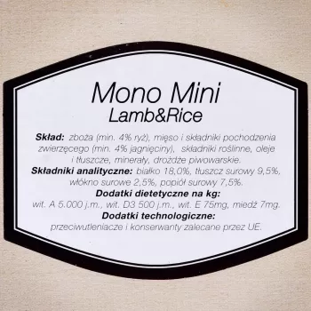 Bosch Mono Mini ėriena ir ryžiai pusiau drėgnas šunų maistas 0,9 kg