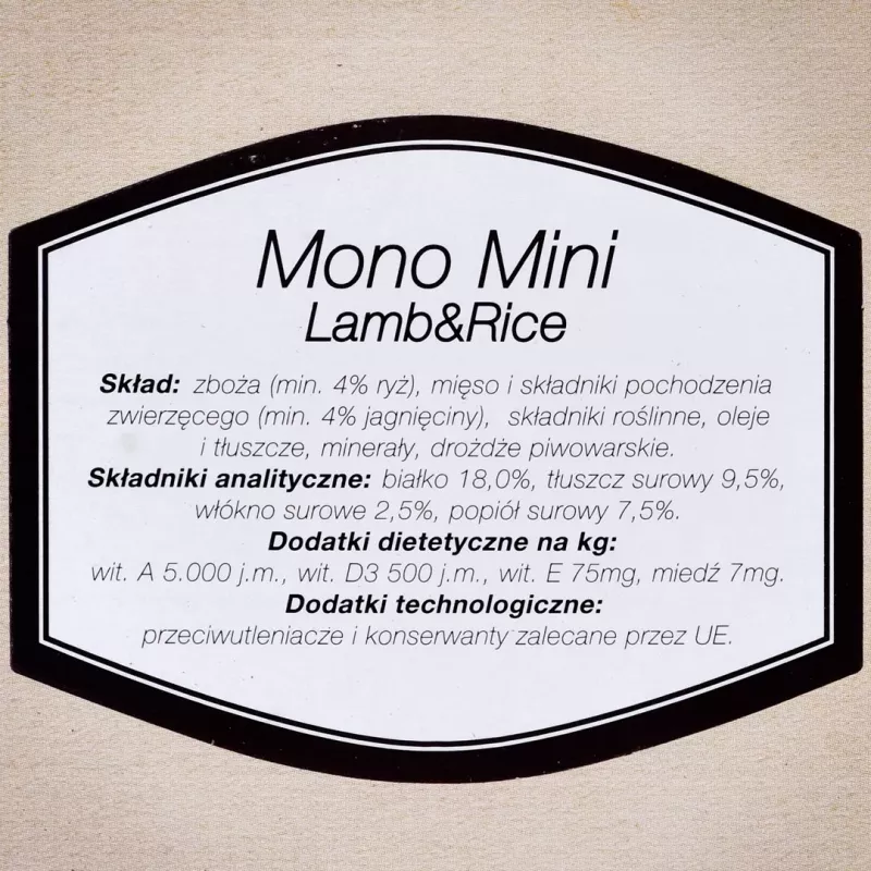 Bosch Mono Mini ėriena ir ryžiai pusiau drėgnas šunų maistas 0,9 kg
