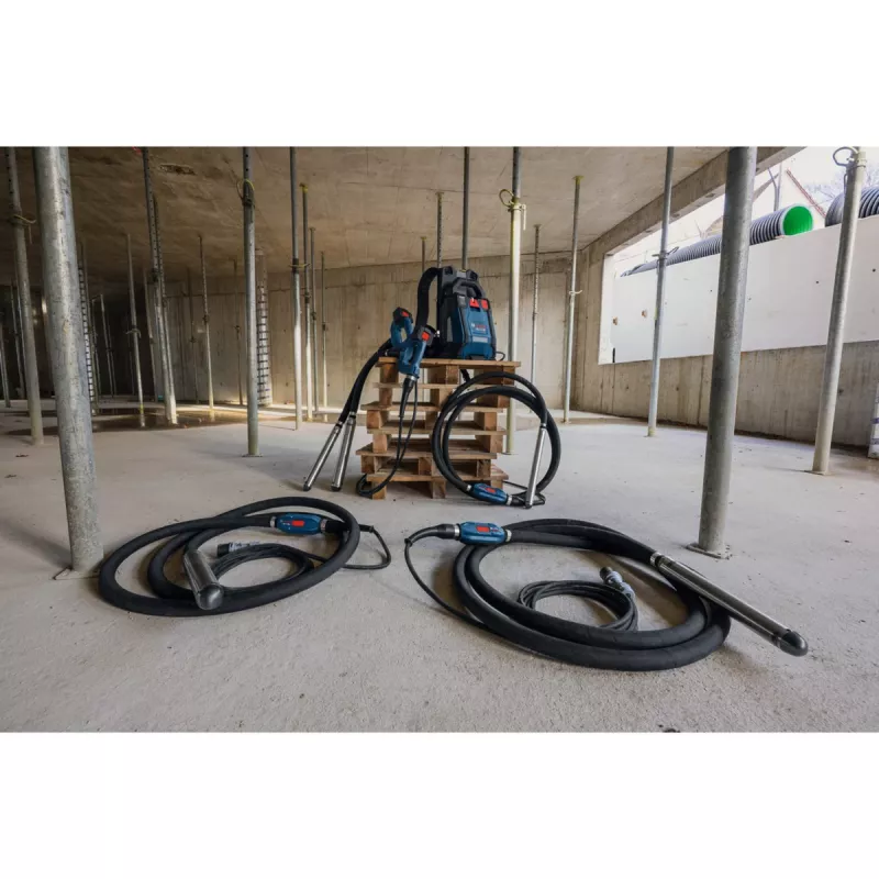 BOSCH Power Tools Nešiojimo sistema GBP100 (Juoda, skirta belaidžiam betono vibratoriui)