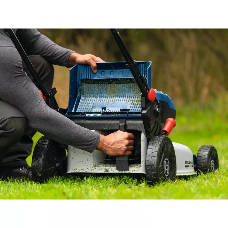 BOSCH POWERTOOLS Belaidis vejapjovė GRA 18V2-46SP Professional, 36V (2x18V), mėlyna, 2x 5.5 Ah ličio jonų baterija, įkroviklis
