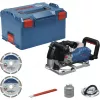 BOSCH PowerTools belaidis sieninis griovelių pjoviklis GNF 18V-40 Professional Solo, 18 V (mėlyna/juoda, be akumuliatoriaus ir įkroviklio, L-BOXX dėžėje)