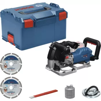 BOSCH PowerTools belaidis sieninis griovelių pjoviklis GNF 18V-40 Professional Solo, 18 V (mėlyna/juoda, be akumuliatoriaus ir įkroviklio, L-BOXX dėžėje)