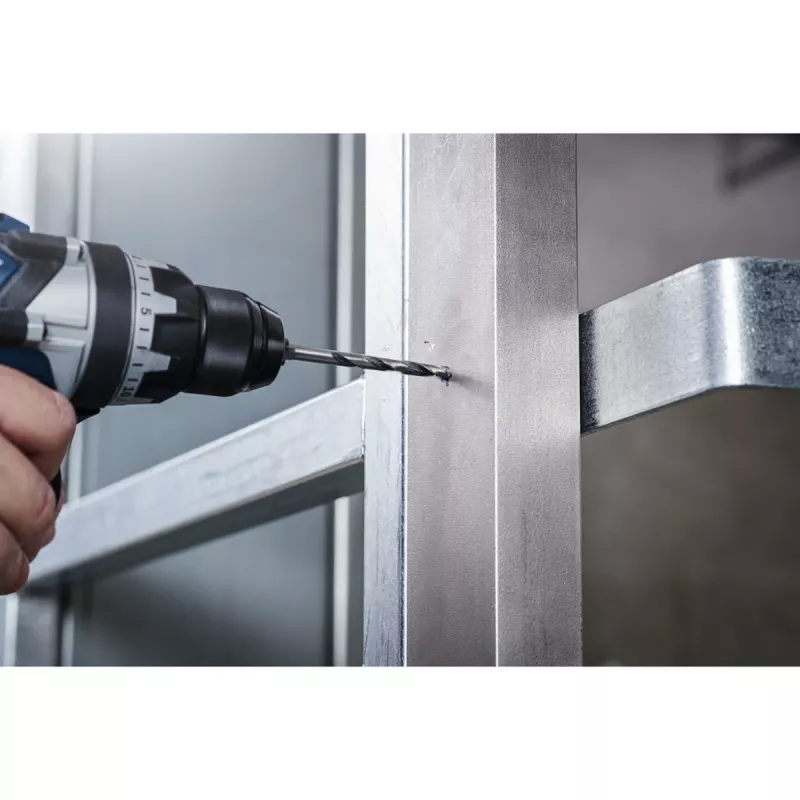 Bosch PowerTools HSS PointTeq Hex spiralinis grąžtas, 6 mm, 10 vnt., darbinis ilgis 57 mm