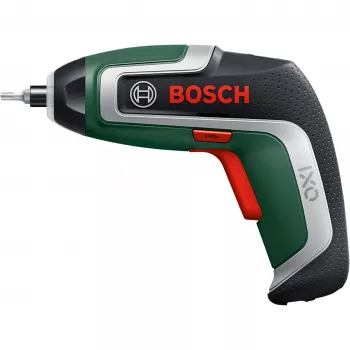 BOSCH Powertools IXO 7 Anniversary Set 3.6V belaidis atsuktuvas (žalia/juoda, Li-Ion 2.0Ah, antgalių rinkinys, sėklų rutuliukai, dėžutė)